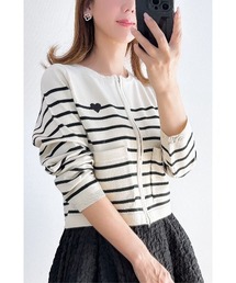 【ZOZO限定】スポンディッシュジップハートカーデ