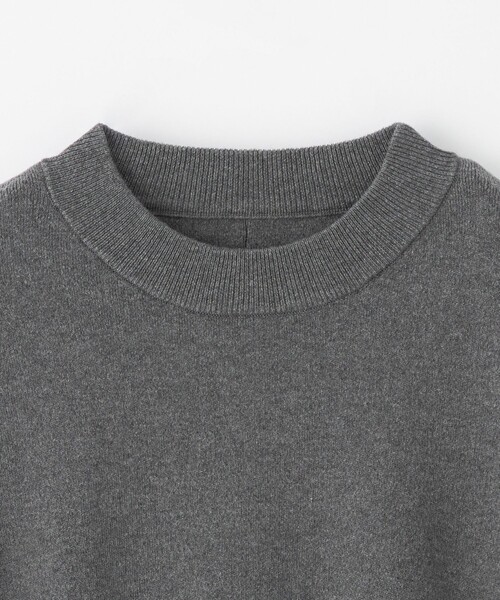 EMMEL REFINES（エメルリファインズ）の「＜EMMEL REFINES＞EM スウェットライク ソデギャザー ニットプルオーバー（ニット/セーター・レディース・ブラック/ナチュラル/ダークグレー・FREE）」の8枚目の写真