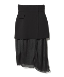 Phil O. / プリーツレイヤードニットスカート