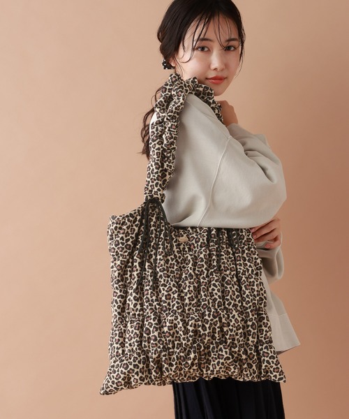 ギャザーリボントートバッグ[tiny tiny(ティニーティニー)]（トート