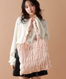 tiny tiny（ティニーティニー）の「ギャザーリボントートバッグ[tiny tiny(ティニーティニー)]（トートバッグ）」