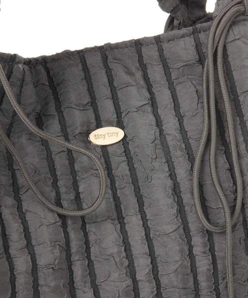 tiny tiny（ティニーティニー）の「ギャザーリボントートバッグ[tiny tiny(ティニーティニー)]（トートバッグ・レディース・ブラック/アイボリー/その他1/パープル系その他/ブルー系その他/ブラック系その他/ピンク系その他/ブルー系その他2/ドット/レオパード/ブラウン系その他/ベージュ系その他/ブラック系その他2/ブルー系その他3/カモフラージュ/アニマル/ピンク系その他2・0）」の21枚目の写真