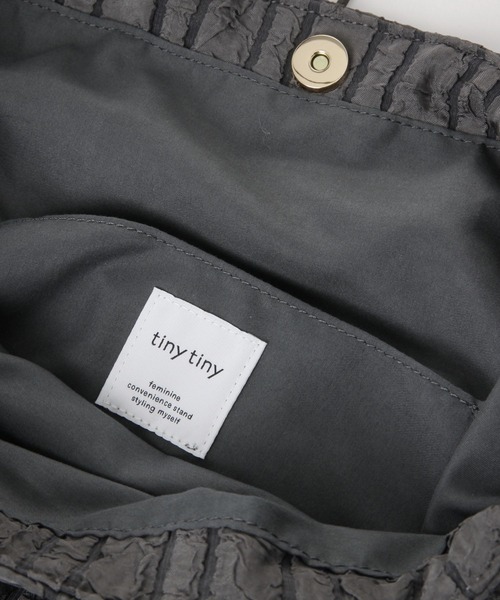 ギャザーリボントートバッグ[tiny tiny(ティニーティニー)]（トート