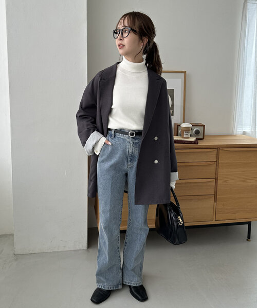 DISCOAT（ディスコート）の「ぷっくりバックル細レザーベルト（ベルト・レディース・ブラウン/キャメル/ブラック・FREE）」の8枚目の写真