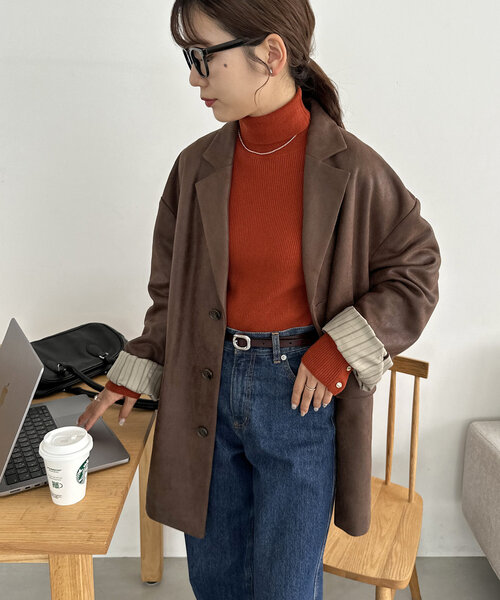 DISCOAT（ディスコート）の「ぷっくりバックル細レザーベルト（ベルト・レディース・ブラウン/キャメル/ブラック・FREE）」の15枚目の写真