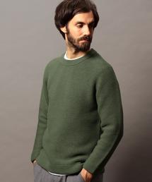 BEAUTY&YOUTH UNITED ARROWS | BY リンクス チューブ クルーネックニット MADE IN JAPAN ◆(ニット/セーター)