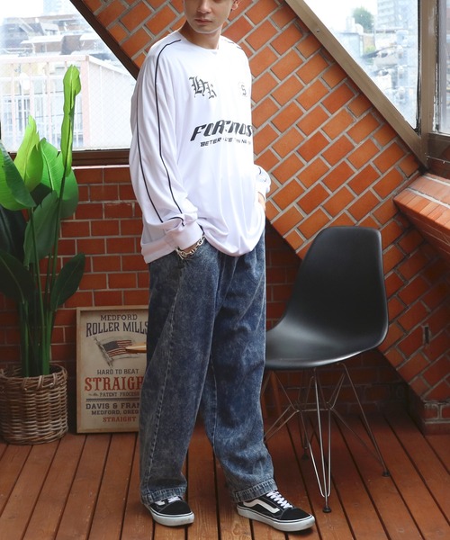 ８(eight)（エイト）の「ユニフォームデザインロンT（Tシャツ/カットソー・メンズ・ホワイト系1/ホワイト系2/ブラック系2/ネイビー系1/ネイビー系2/ブラック系1・LARGE/MEDIUM）」の11枚目の写真