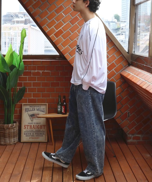 ８(eight)（エイト）の「ユニフォームデザインロンT（Tシャツ/カットソー・メンズ・ホワイト系1/ホワイト系2/ブラック系2/ネイビー系1/ネイビー系2/ブラック系1・LARGE/MEDIUM）」の15枚目の写真