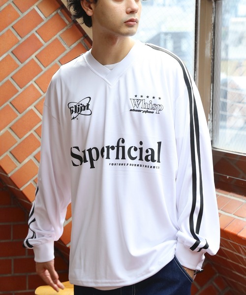 セール】ユニフォームデザインロンT（Tシャツ/カットソー）｜8