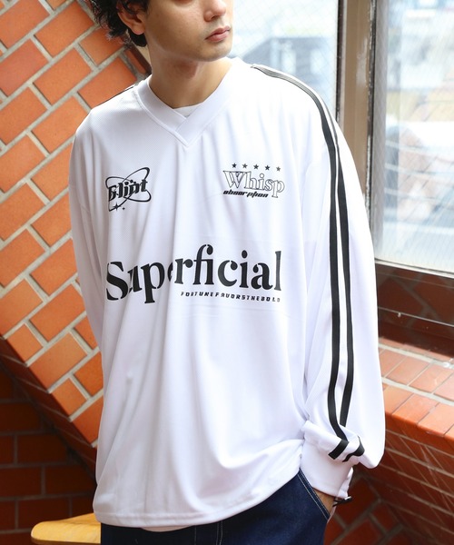 セール】ユニフォームデザインロンT（Tシャツ/カットソー）｜8