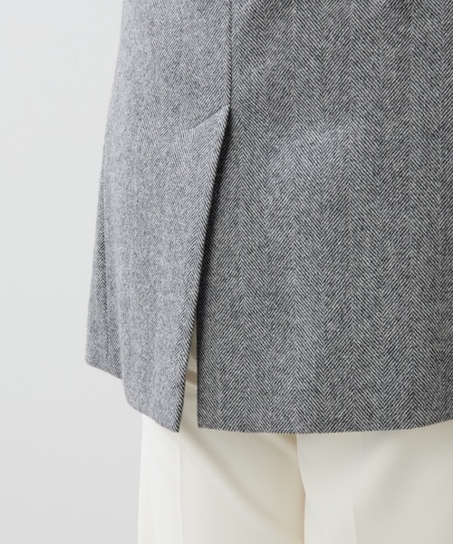 Whim Gazette(ウィムガゼット)の「BOXEYジャケット(テーラードジャケット・レディース・グレー/ブラウン・FREE)」の7枚目の写真