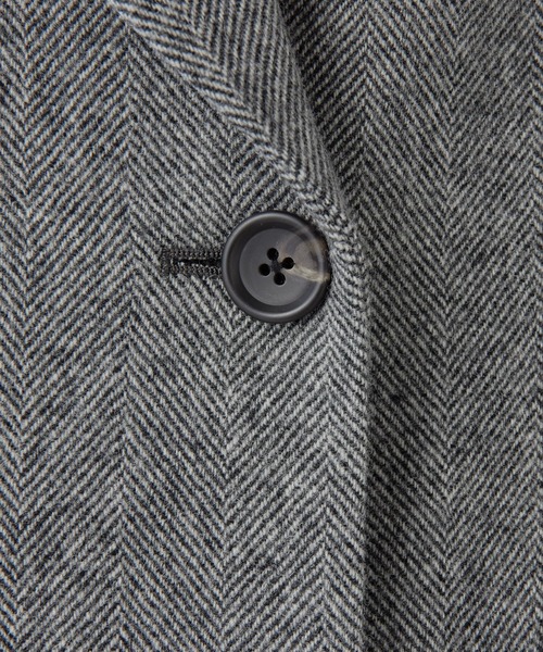 Whim Gazette(ウィムガゼット)の「BOXEYジャケット(テーラードジャケット・レディース・グレー/ブラウン・FREE)」の4枚目の写真