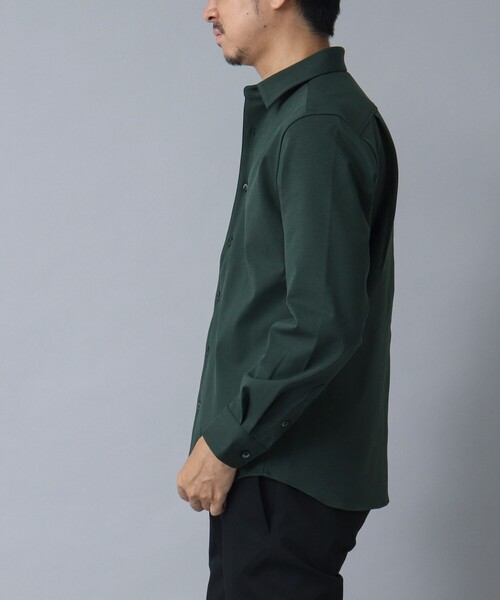 NOLLEY’S(ノーリーズ)の「【ACTIVE SECT】《限定展開 / 透湿 / UVカット》ポンチスリムレギュラーシャツ(シャツ/ブラウス・メンズ・グレー/ダークグリーン/ブラック・S/L/M)」の17枚目の写真