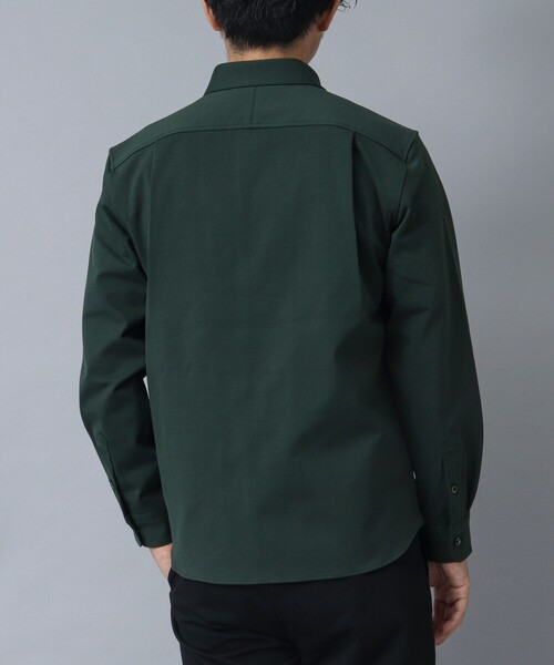 NOLLEY’S(ノーリーズ)の「【ACTIVE SECT】《限定展開 / 透湿 / UVカット》ポンチスリムレギュラーシャツ(シャツ/ブラウス・メンズ・グレー/ダークグリーン/ブラック・S/L/M)」の18枚目の写真