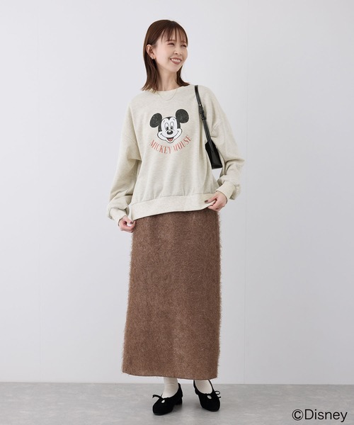 ROPE' PICNIC（ロペピクニック）の「MICKEY MOUSE/プリントスウェット（スウェット・レディース・グリーン/キナリ/グレー系その他・38）」の8枚目の写真