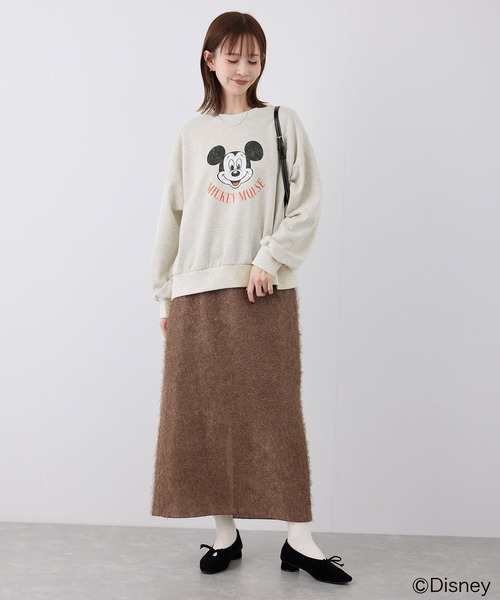 ROPE' PICNIC（ロペピクニック）の「MICKEY MOUSE/プリントスウェット（スウェット・レディース・グリーン/キナリ/グレー系その他・38）」の9枚目の写真