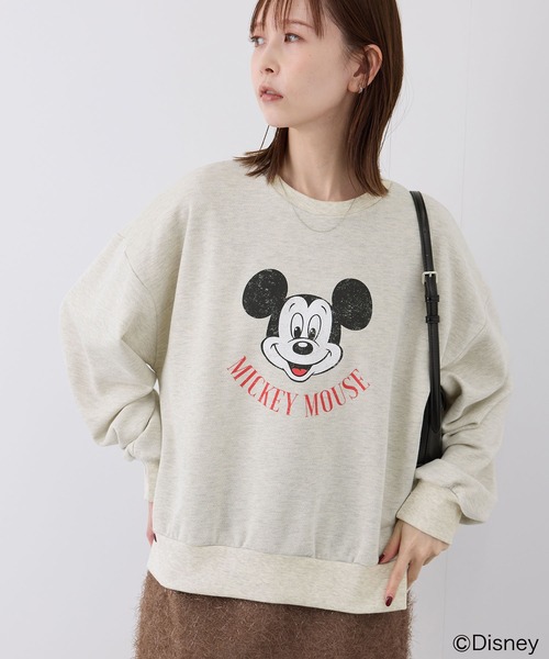 ROPE' PICNIC（ロペピクニック）の「MICKEY MOUSE/プリントスウェット（スウェット・レディース・グリーン/キナリ/グレー系その他・38）」の10枚目の写真