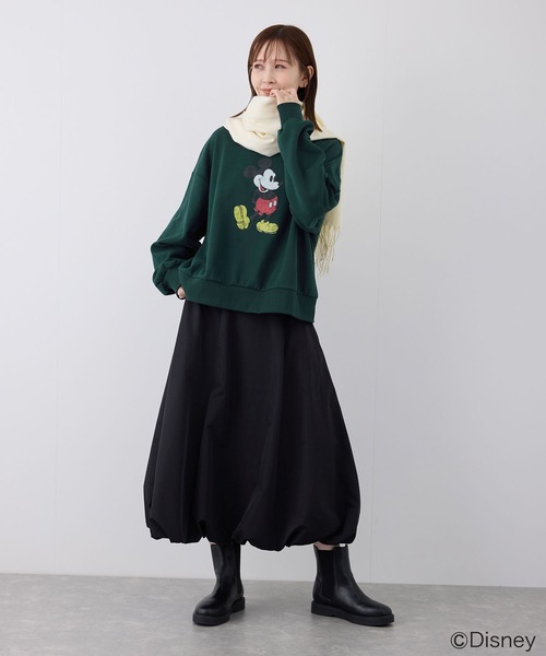 ROPE' PICNIC（ロペピクニック）の「MICKEY MOUSE/プリントスウェット（スウェット・レディース・グリーン/キナリ/グレー系その他・38）」の16枚目の写真