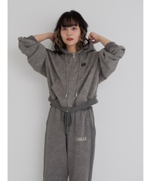 【セットアップ着用可能】cozy damage hoodie