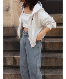 【セットアップ着用可能】cozy damage hoodie