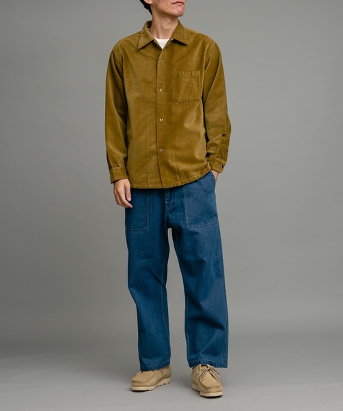 TOWNCRAFT（タウンクラフト）の「TOWNCRAFT　50s corduroy shirts（シャツ/ブラウス・メンズ・オリーブ/ダークブラウン/ネイビー・MEDIUM/LARGE）」の7枚目の写真