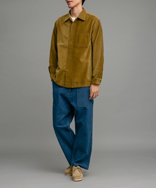 TOWNCRAFT（タウンクラフト）の「TOWNCRAFT　50s corduroy shirts（シャツ/ブラウス・メンズ・オリーブ/ダークブラウン/ネイビー・MEDIUM/LARGE）」の8枚目の写真