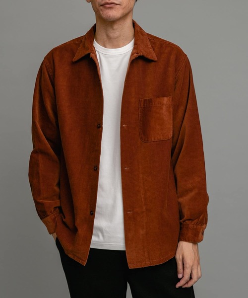TOWNCRAFT（タウンクラフト）の「TOWNCRAFT　50s corduroy shirts（シャツ/ブラウス・メンズ・オリーブ/ダークブラウン/ネイビー・MEDIUM/LARGE）」の12枚目の写真