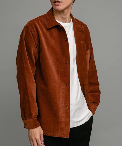 TOWNCRAFT（タウンクラフト）の「TOWNCRAFT　50s corduroy shirts（シャツ/ブラウス・メンズ・オリーブ/ダークブラウン/ネイビー・MEDIUM/LARGE）」の14枚目の写真