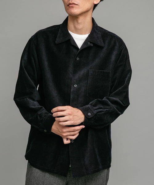 TOWNCRAFT（タウンクラフト）の「TOWNCRAFT　50s corduroy shirts（シャツ/ブラウス・メンズ・オリーブ/ダークブラウン/ネイビー・MEDIUM/LARGE）」の19枚目の写真