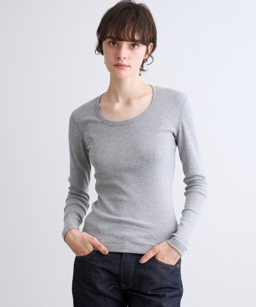 Tシャツ(長袖/七分) three dots Jessica T Jessica 3/4sleeve｜スリードッツ オフィシャルオンラインショップ