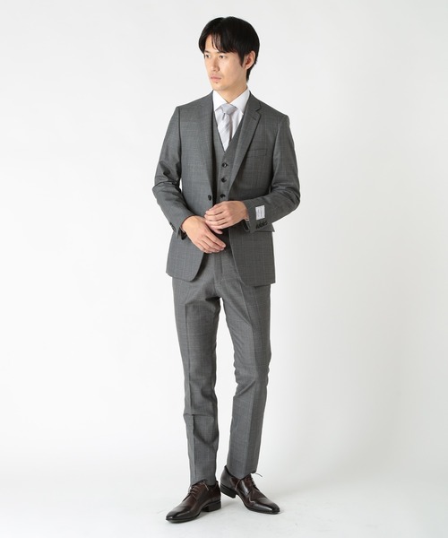 CROWDED CLOSET（クラウデッドクローゼット）の「ストライプシャドーペイズリー/ピンドット柄クレリックタイ（ネクタイ・メンズ・シルバー/ベージュ/ターコイズブルー/ボルドー/ネイビー・FREE）」の17枚目の写真