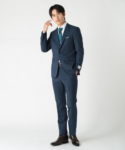 CROWDED CLOSET（クラウデッドクローゼット）の「ストライプシャドーペイズリー/ピンドット柄クレリックタイ（ネクタイ・メンズ・シルバー/ベージュ/ターコイズブルー/ボルドー/ネイビー・FREE）」の19枚目の写真