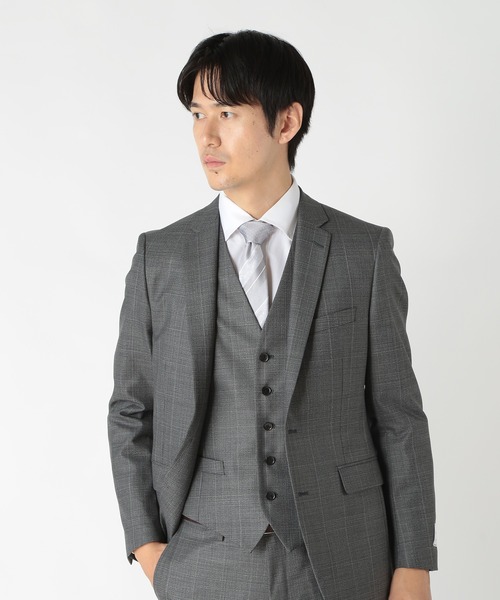 CROWDED CLOSET（クラウデッドクローゼット）の「ストライプシャドーペイズリー/ピンドット柄クレリックタイ（ネクタイ・メンズ・シルバー/ベージュ/ターコイズブルー/ボルドー/ネイビー・FREE）」の22枚目の写真