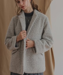 Dorry Doll（ドリードール）の「ループボアショートコート（テーラードジャケット）」