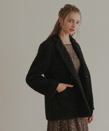 Dorry Doll（ドリードール）の「ループボアショートコート（テーラードジャケット）」