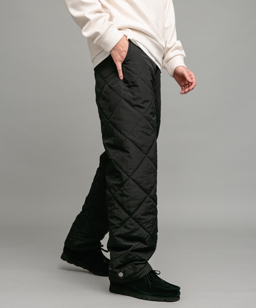 URBAN RESEARCH Sonny Label（アーバンリサーチサニーレーベル）の「『撥水』ナイロンキルティング中綿パンツ（その他パンツ・メンズ・ブラック/カーキ・MEDIUM/LARGE）」の14枚目の写真