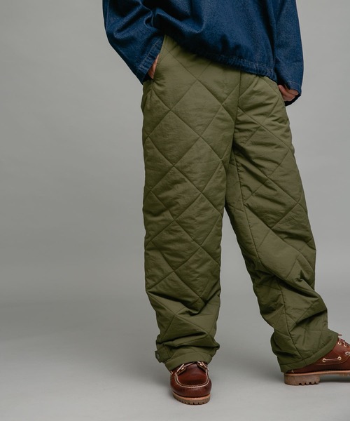 URBAN RESEARCH Sonny Label（アーバンリサーチサニーレーベル）の「『撥水』ナイロンキルティング中綿パンツ（その他パンツ・メンズ・ブラック/カーキ・MEDIUM/LARGE）」の21枚目の写真