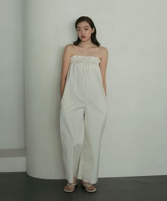 サロペット・オーバーオール・オールインワン Cotton Gather Combinaison/anuke anuke Cotton Gather Combinaison コットンギャザーコンビネゾン