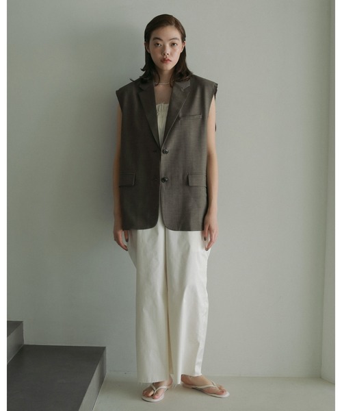 サロペット・オーバーオール・オールインワン anuke Cutoff Bare Combinaison セール】Cutoff Bare Combinaison（つなぎ/オールインワン