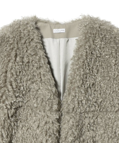 ESTNATION（エストネーション）の「COLUMN / ボア ロング ジレ（ベスト