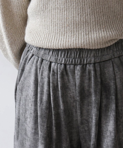 Bou Jeloud(ブージュルード)の「シャドープリントイージーパンツ(その他パンツ・レディース・チャコールグレー/ブラック・FREE)」の14枚目の写真