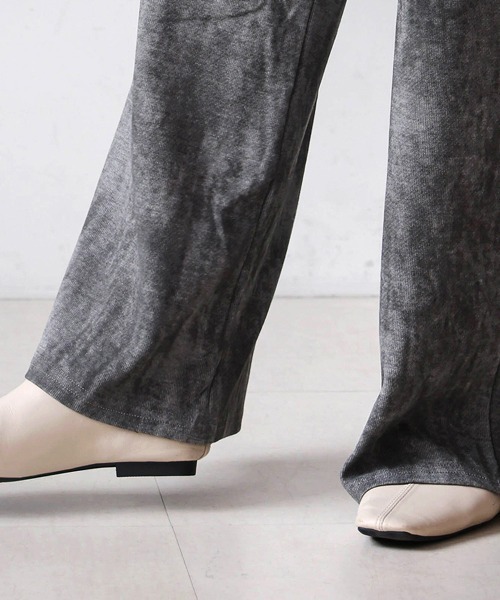 Bou Jeloud(ブージュルード)の「シャドープリントイージーパンツ(その他パンツ・レディース・チャコールグレー/ブラック・FREE)」の16枚目の写真