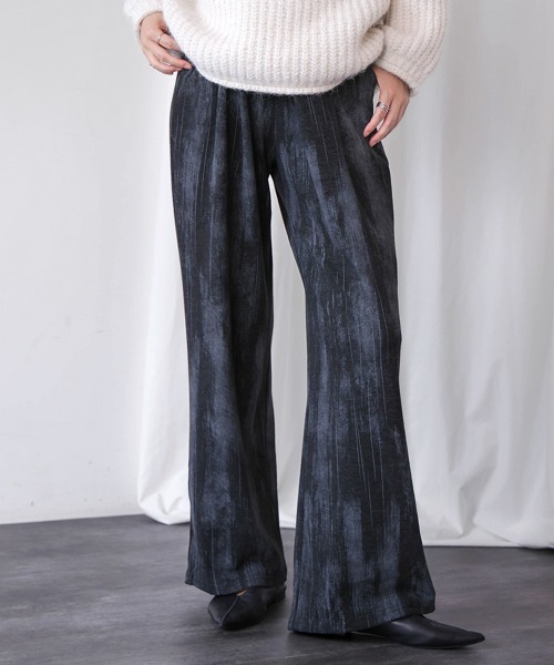 Bou Jeloud(ブージュルード)の「シャドープリントイージーパンツ(その他パンツ・レディース・チャコールグレー/ブラック・FREE)」の18枚目の写真