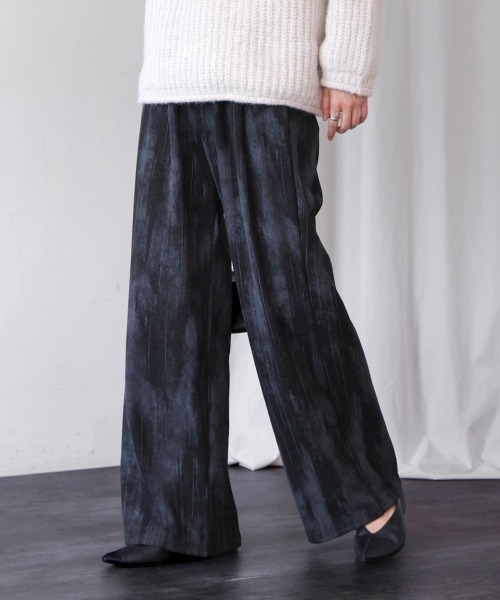 Bou Jeloud(ブージュルード)の「シャドープリントイージーパンツ(その他パンツ・レディース・チャコールグレー/ブラック・FREE)」の20枚目の写真