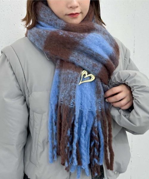 archives（アルシーヴ）の「チェックストール（マフラー）」 - WEAR