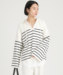 BABYLONE | セーラーボーダーニット(ニット/セーター)