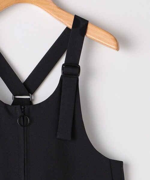 SHIPS（シップス）の「MOUN TEN.:110cm / ストレッチ ツイル サロペット（サロペット/オーバーオール・キッズ・ブラック・110）」の4枚目の写真