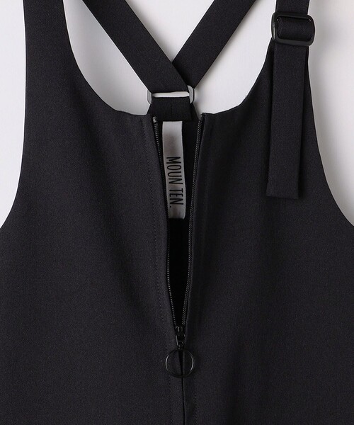 SHIPS（シップス）の「MOUN TEN.:110cm / ストレッチ ツイル サロペット（サロペット/オーバーオール・キッズ・ブラック・110）」の5枚目の写真