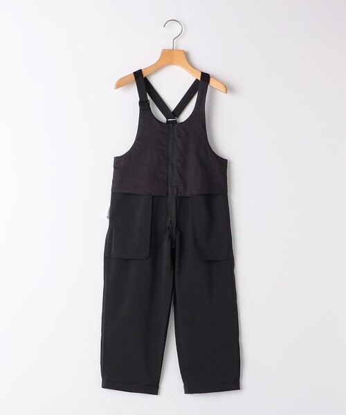 SHIPS（シップス）の「MOUN TEN.:110cm / ストレッチ ツイル サロペット（サロペット/オーバーオール・キッズ・ブラック・110）」の9枚目の写真