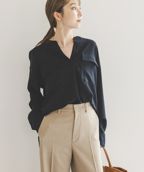 Noble ノーブル ワークディテールドレープシャツ 3 WEB限定追加》ワークディテールドレープシャツ 5（シャツ